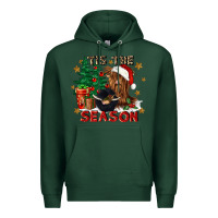 Sports Green tis the season Premium Hoodie - CowGirlArtShop