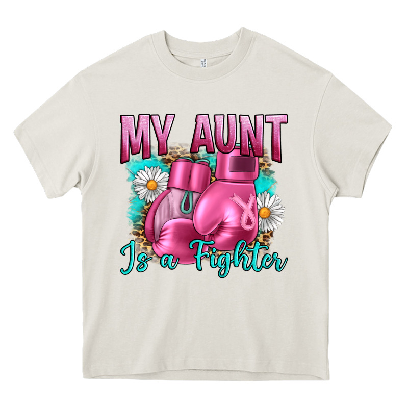 Breast Cancer My Aunt İs A Fighter Heavy Core Tee by Artiststas | Teevron