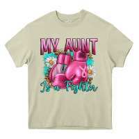 Mossy Breast Cancer My Aunt İs A Fighter Heavy Core Tee - Artiststas