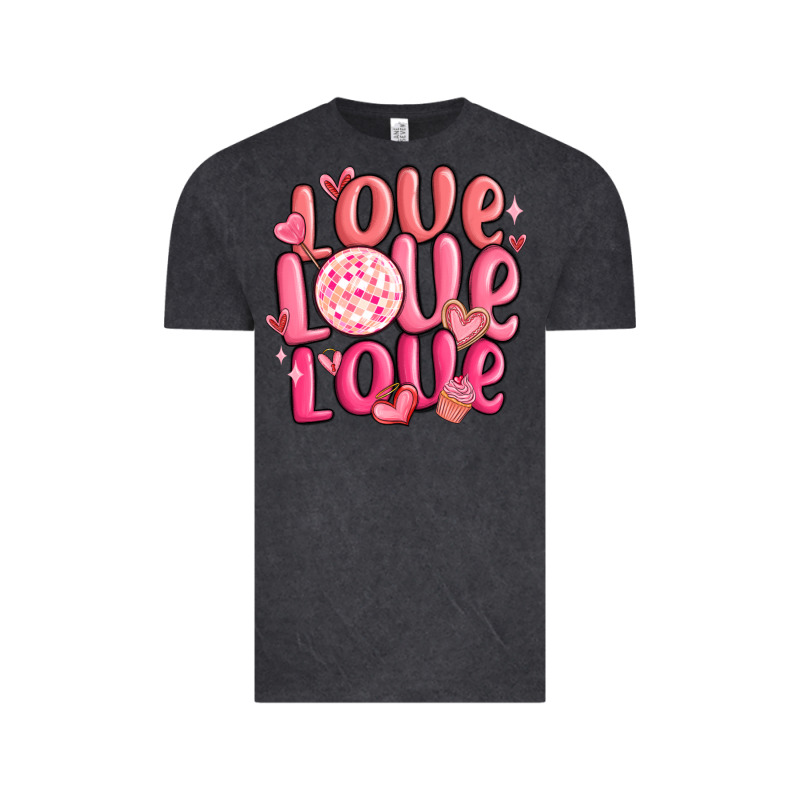 Love Love Love Valentines Day Vintage Tee by MaliasSmallBusiness | Teevron