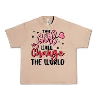 Burro this girl will change the world Urban Heavy Tee - MaliasSmallBusiness