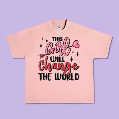 This Girl Will Change The World Urban Heavy Tee Designed By Maliassmallbusiness