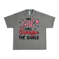 Tornado this girl will change the world Urban Heavy Tee - MaliasSmallBusiness