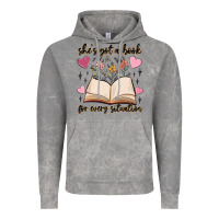 Cloud Rock she's got a book for every situation Vintage Hoodie - MaliasSmallBusiness