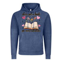 Vintage Denim she's got a book for every situation Vintage Hoodie - MaliasSmallBusiness