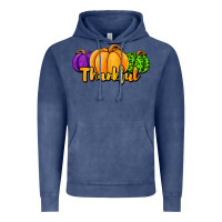 Vintage Denim halloween pumpkins thankful Vintage Hoodie - Jasminsmagicworld