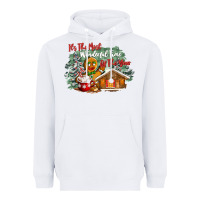 White its the wonderful time of the year Heavyweight Hoodie - CowGirlArtShop