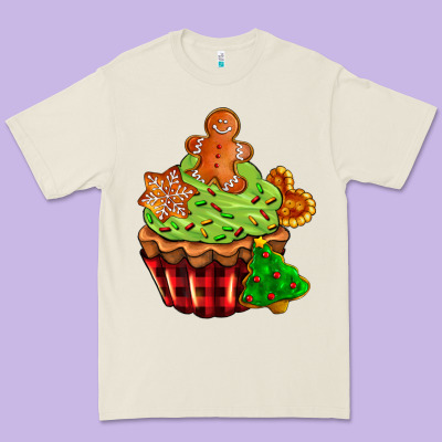 Christmas Cookie Cupcake Premium Tee Designed By Adodesignshop