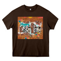 Chocolate Brown happy easter cross Heavy Core Tee - JahusDesignShop