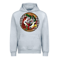 Heather Grey Cowgirl Boots Urban Hoodie - FaDigitalArtStudio