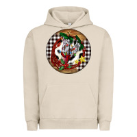 Pigment French Oak Cowgirl Boots Urban Hoodie - FaDigitalArtStudio