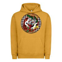 Pigment Peanut Butter Cowgirl Boots Urban Hoodie - FaDigitalArtStudio