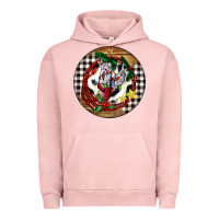 Pigment Salmon Cowgirl Boots Urban Hoodie - FaDigitalArtStudio