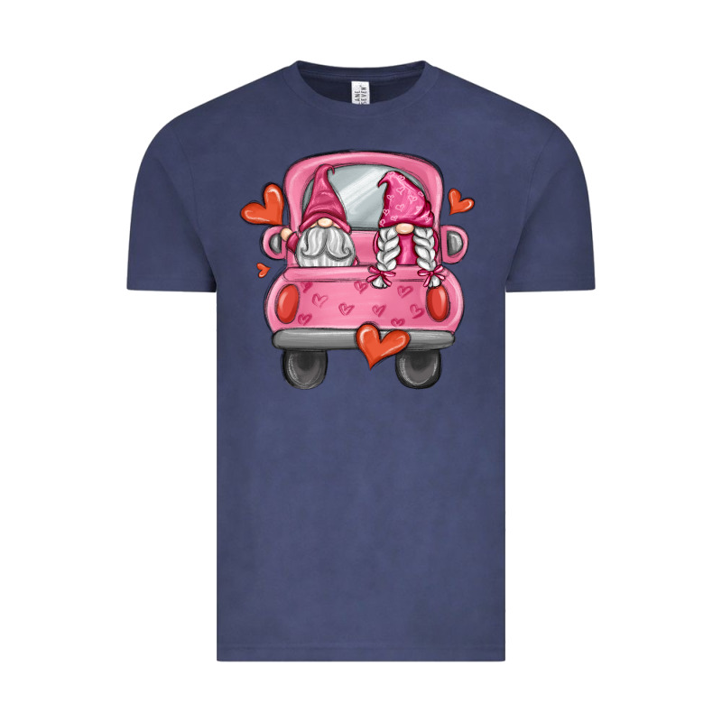Valentines Day Gnome Truck Vintage Tee by MaliasSmallBusiness | Teevron