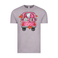 Vintage Zinc valentines day gnome truck Vintage Tee - MaliasSmallBusiness
