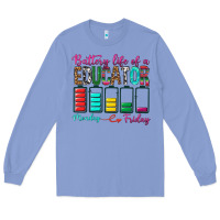 Battery Life Of A Educator Long Sleeve Tee | Teevron