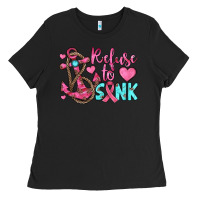 Black refuse to sink Ladies Tee - JahusDesignShop