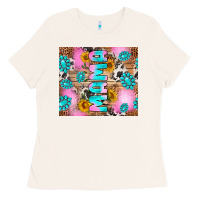 Bone western mama Ladies Tee - RanaPortraitStore