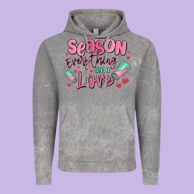 Season Everything With Love Vintage Hoodie Designed By Maliassmallbusiness