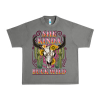Tornado she kinda buck wild with bull skull Urban Heavy Tee - NancyCooperArtShop