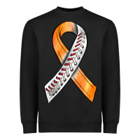 Kidney Cancer Ribbon Baseball Heavyweight Sweatshirt | Teevron
