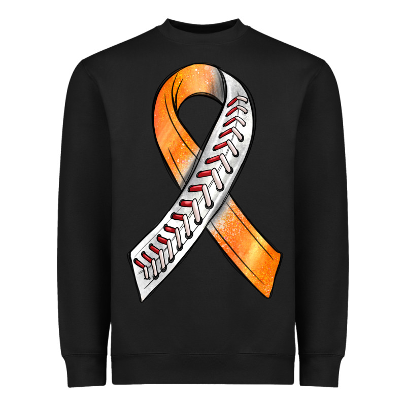 Kidney Cancer Ribbon Baseball Heavyweight Sweatshirt by BundleAndBundleShop | Teevron