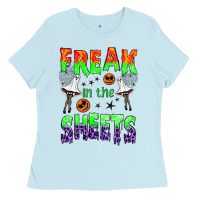 Baby Blue freak in the sheets Ladies Tee - BundleAndBundleShop