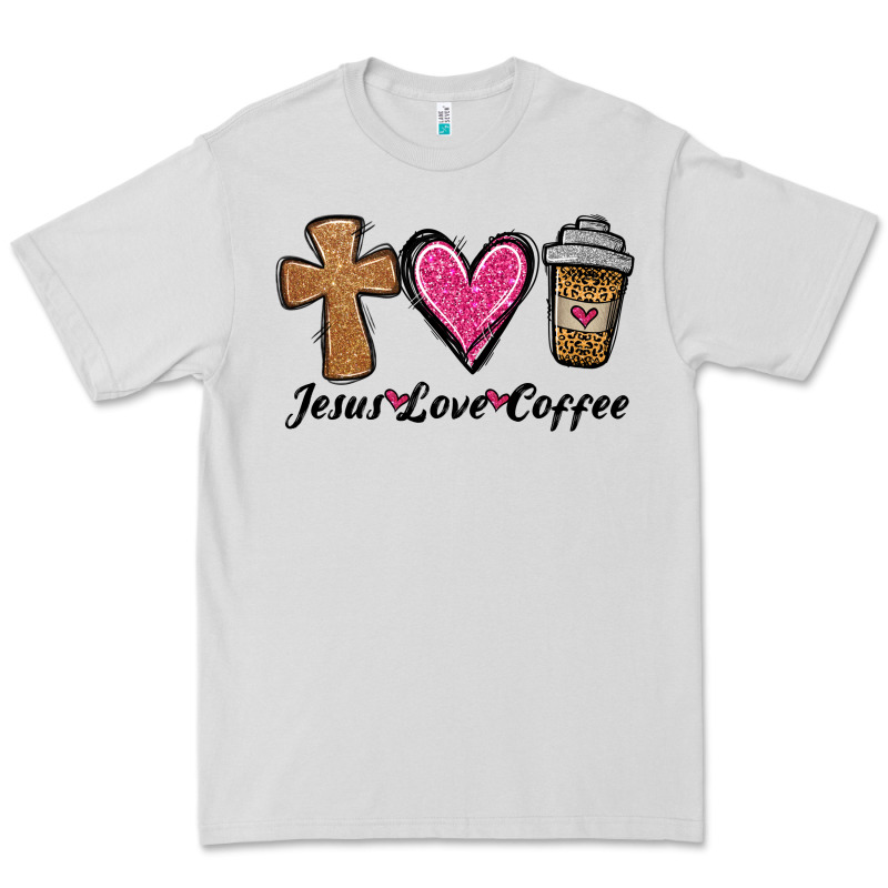 Jesus Love Coffee Premium Tee by Jasminsmagicworld | Teevron