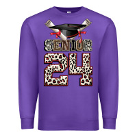 Purple senior 24 Premium Sweatshirt - CowGirlArtShop