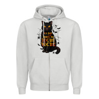 Dove Grey It's Just a Bunch of Hocus Pocus Zipper Hoodie - texasbilliewilder