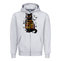 Heather Grey It's Just a Bunch of Hocus Pocus Zipper Hoodie - texasbilliewilder