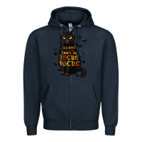 Navy It's Just a Bunch of Hocus Pocus Zipper Hoodie - texasbilliewilder