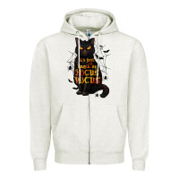 Oatmeal Heather It's Just a Bunch of Hocus Pocus Zipper Hoodie - texasbilliewilder
