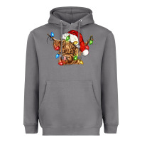 Storm christmas heifer cow Heavyweight Hoodie - CowGirlArtShop