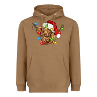 Toasted Coconut christmas heifer cow Heavyweight Hoodie - CowGirlArtShop