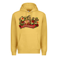Antique Gold love christmas reindeer Premium Hoodie - CowGirlArtShop