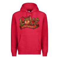 Cardinal love christmas reindeer Premium Hoodie - CowGirlArtShop