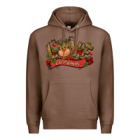 Chestnut love christmas reindeer Premium Hoodie - CowGirlArtShop