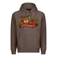 Coffee love christmas reindeer Premium Hoodie - CowGirlArtShop