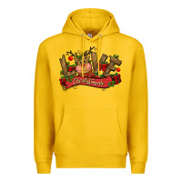 Lemon love christmas reindeer Premium Hoodie - CowGirlArtShop