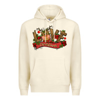 Sandshell love christmas reindeer Premium Hoodie - CowGirlArtShop