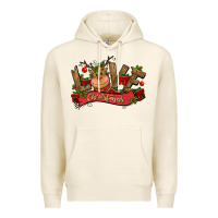 Tofu love christmas reindeer Premium Hoodie - CowGirlArtShop