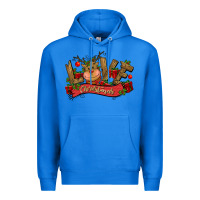 True Royal love christmas reindeer Premium Hoodie - CowGirlArtShop