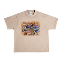 French Oak aztec leopard cowhide wood western background Urban Heavy Tee - AdoDesignShop
