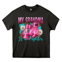 Asphalt Breast Cancer My Grandma Is A Fighter Heavy Core Tee - Artiststas