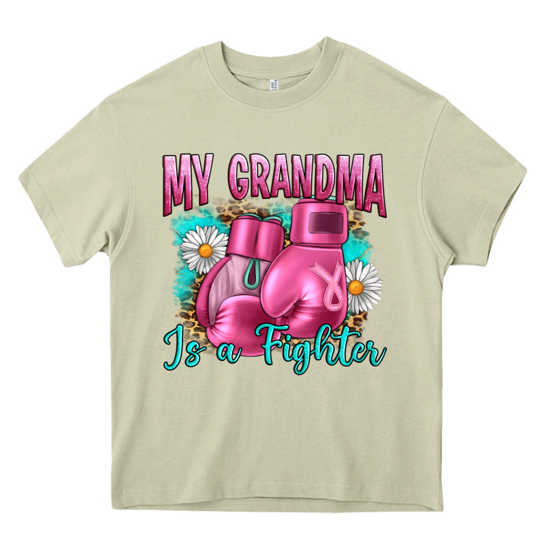 Breast Cancer My Grandma Is A Fighter Heavy Core Tee by Artiststas | Teevron