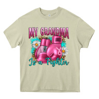 Mossy Breast Cancer My Grandma Is A Fighter Heavy Core Tee - Artiststas