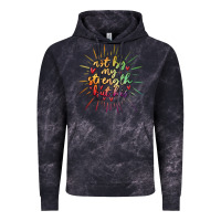 Cloud Black not by my strength but his Vintage Hoodie - MaliasSmallBusiness