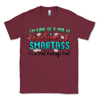 Burgundy im  kind of a mix of sweetheart and smartass Classic Tee - MaliasSmallBusiness