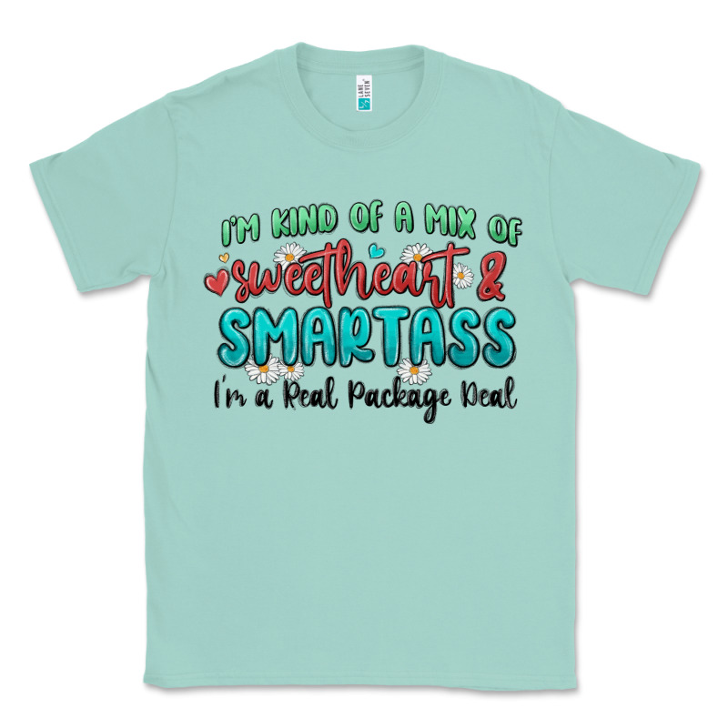 Im  Kind Of A Mix Of Sweetheart And Smartass Classic Tee by MaliasSmallBusiness | Teevron